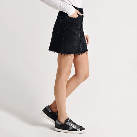 NWT Citizens of Humanity black denim mini skirt, 27 - Picture 10 of 16